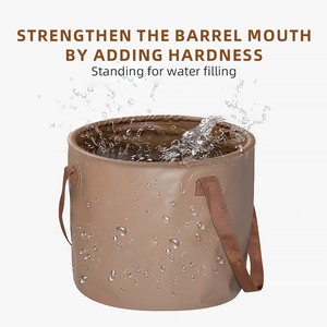 折りたたみ式屋外用ウォーターバケツ、折りたたみ式断熱フットバス、キャンプ、釣り、家庭用ポータブルバケツ - Product Image 5