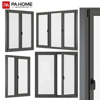 Ventanas Fijas de Aluminio y Acero con Marco Grande y Moderno Personalizadas para Casas