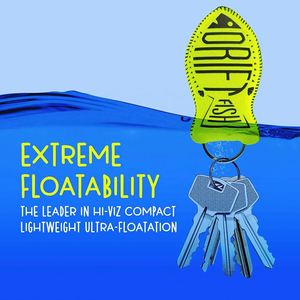 Porte-clés flottant en néoprène imperméable en forme de bateau personnalisé RYO avec impression de logo, style tendance - Product Image 2