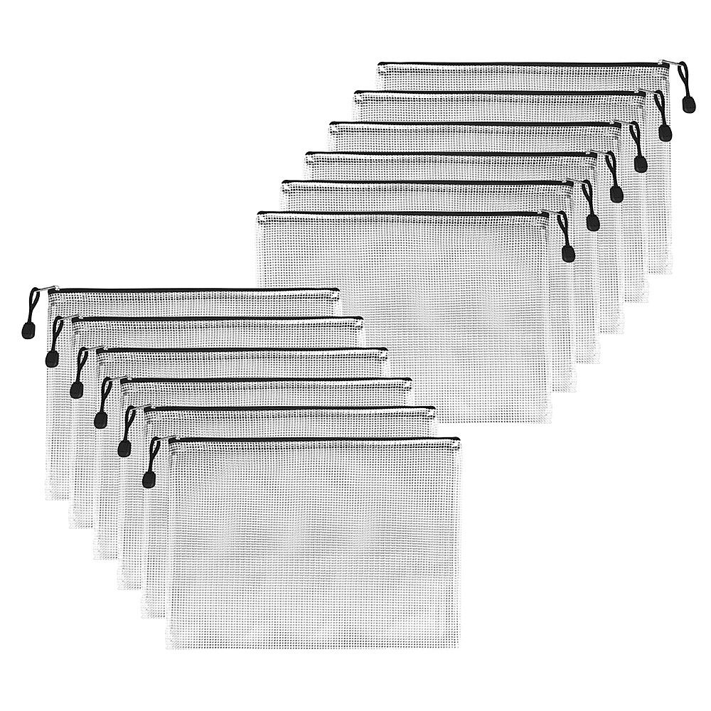 Очень большие папки для папок, Водонепроницаемые многофункциональные пластиковые пакеты для пазлов большой емкости для организации учебного класса