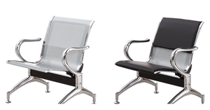 كراسي انتظار حديثة للمستشفيات والمحطات والبنوك والمطارات، صفوف من الكراسي لثلاثة أشخاص - Product Image 3