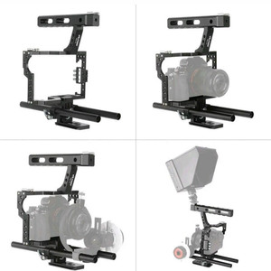 Viltrox 15mm tige <span class=keywords><strong>Rig</strong></span> DSLR caméra vidéo Cage stabilisateur poignée supérieure pour so Ny A9 A7II A7RII A7SII A6300 A6500/<span class=keywords><strong>GH4</strong></span>/EOS M5 - Product Image 4