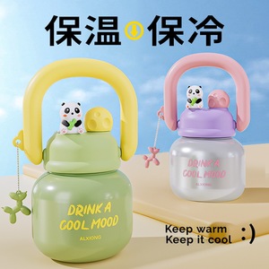 Alxiong Panda Water Bottle 316 Stainless Steel Thermal Insulation Kids Cup Back To School Drinkware - Product Image 3