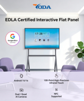 Tableau blanc interactif intelligent avec écran tactile 4K de 75 pouces, logiciel pédagogique gratuit pour les écoles K12