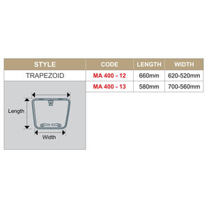 Cubierta de Escotilla Trapezoidal de Lona ATLAS Serie Gold MA 400, Poliéster Recubierto y Teñido para Cubiertas de Barcos - Product Image 3