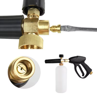 Nettoyeur haute pression neige mousse Lance embouts de buse remplacement laiton 1.1 1.15 1.25 1.4mm mousse canon orifice