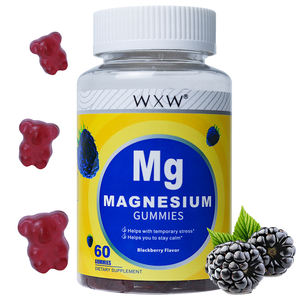 กัมมี่ไกลซิเนตแมกนีเซียมที่ออกแบบมาเป็นพิเศษเพิ่มพลังงานขนมกัมมี่วิตามินวีแกนเพื่อสุขภาพ - Product Image 1