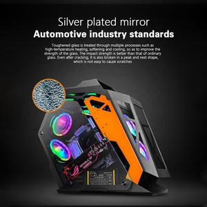 New Design Office <strong>case</strong> Itx Motherboard Small Size Open air <strong>Computer</strong> <strong>case</strong> Desktop <strong>Computer</strong> <strong>case</strong> Wtih <strong>Colorful</strong> Fans