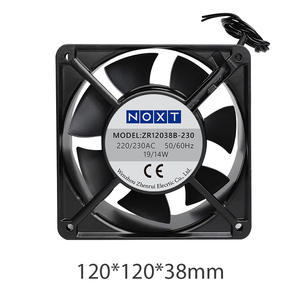 Ventilador Axial con Rodamiento de Bolas para Gabinete Industrial NOXT Northcote ZR8038B/9225B/12038B/12025B/17251B, 220V, Refrigeración, Caja de Distribución de Energía - Product Image 2