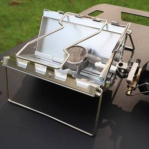 Wholesale HY Carving Soto320 Steel Gas Portable Picnic <strong>Camping</strong> <strong>Kitchen</strong> Folding Card Stove, for Outdoor Exploration - Product Image 2