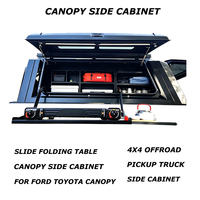 Accessoires de table pliante universelle OEM personnalisée pour armoire latérale de camionnette, compatible Ford TOYOTA Ute
