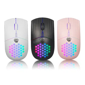 Honeycomb Ultra Light Mouse TYPE C Rechargeable OEM Wireless Laptop Gaming Mouse