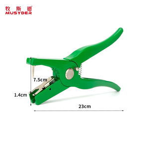 MUSYDER Costom Durable Spring Lock Anti-Rust Ear Tagger para ganado/ovejas/cerdos Anti-epidemia - Product Image 2
