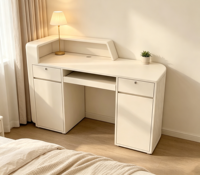 Comptoir de réception convertible en bois courbé, simple et moderne, pour salon de beauté, bar, hôtel, hôpital, supermarché