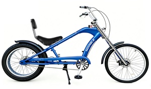 4Biolab 20 "-24" Vélo Cruiser pour hommes Style rétro Vélo de plage Vélo <span class=keywords><strong>Chopper</strong></span> - Product Image 3