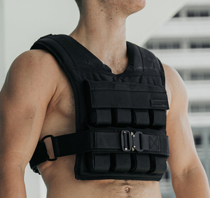Gilet lesté en cuir de 35 lb pour hommes, idéal pour l'entraînement de force en salle de sport (vente en gros) - Product Image 5
