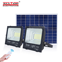 ALLTOP Projecteur LED Solaire Extérieur IP65 Étanche 25W-300W avec Batterie LiFePO4 et Télécommande - Grande Vente