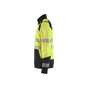 BLAKLADER - 355625283399XXL Sweat-shirt haute visibilité avec demi-zip Jaune/Noir-EAN 7330509610220 HI-VIS WORKWEAR - Product Image 4