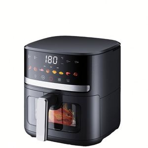 Nouvelle Friteuse à Air Intelligente Multifonctionnelle avec Fenêtre Visible, Grille Aérodynamique, Vente en Gros, Usage Domestique, Entièrement Automatique, Grande Capacité, Sans Fumée - Product Image 1