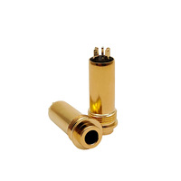 Connecteur audio équilibré femelle Swan 4,4 mm à cinq broches plaqué or avec résistance à la corrosion haute température pour interface auxiliaire