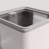 Vierkante Draagbare Gemaakt In Italië Premium Praktische En Stijlvolle Keuken Voedsel Koelkast Opslagcontainers