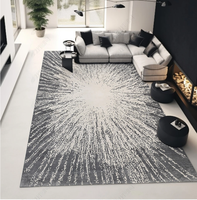 Tapis d'appoint en velours cristal, style moderne et minimaliste, imitation cachemire, doux, moelleux, antidérapant, pour salon et chambre à coucher
