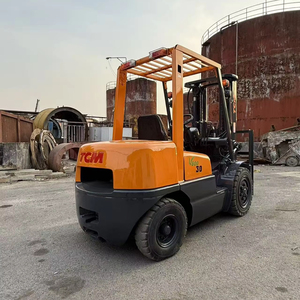 <b>Used</b> Japan TCM Diesel Engine 3 Ton Side Shift Three Mast Counterbalance Forklift - Product Image 1