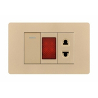 Vente en gros Universal Power 1 Gang 1 voie + prise double 3 pôles Interrupteurs et prises électriques muraux