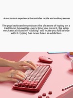 Clavier mécanique sans fil Bluetooth POP KEYS avec interrupteurs TTC Tea Shaft, combo USB pour ordinateur portable et ordinateur de bureau