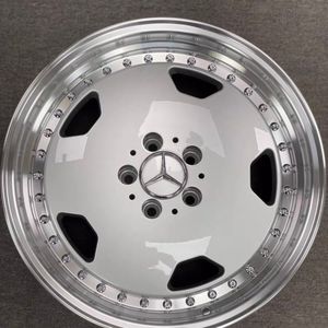 Jantes légères 18-20 pouces 5x112 Flow Forming, à déport profond, finition poli miroir argenté, style rétro VIP pour <span class=keywords><strong>Mercedes</strong></span> - Product Image 2