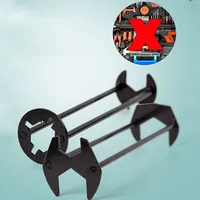 Outil de plomberie de réparation domestique clé d'évier clé d'évier clé de robinet d'évier tuyau de plomberie clé hexagonale à quatre griffes clé de salle de bain ensemble d'outils