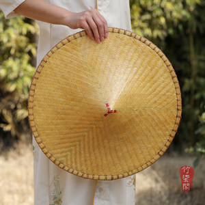 Jinzhu Handmade Bamboo Woven Hat <b>Sombrero</b> Outdoor Sun Protection Adult Traditional Style - Product Image 3