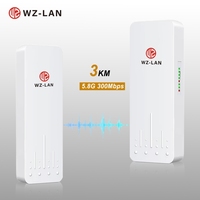 Puente Wifi para Exteriores de 3KM, 5.8G, CPE Inalámbrico, Punto de Acceso Inalámbrico, Puente Inalámbrico Punto a Punto