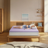 Moderne Kühlgel-Memory-Foam-Matratze in Queen-Size mit Weichpolsterung und 50mm Gestricktem Baumwollbezug für Apartment-Schlafzimmer