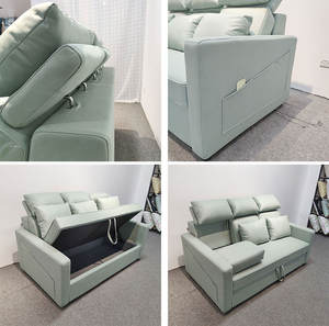 Canapé-<span class=keywords><strong>lit</strong></span> 3 places, meuble <span class=keywords><strong>de</strong></span> luxe moderne avec <span class=keywords><strong>casier</strong></span> <span class=keywords><strong>de</strong></span> <span class=keywords><strong>rangement</strong></span>, <span class=keywords><strong>sous</strong></span> le canapé - Product Image 6