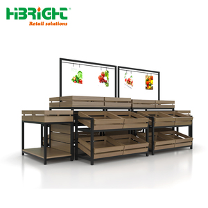 Vegetable and <strong>Fruit</strong> <strong>Display</strong> Stand for Supermarket - Product Image 5