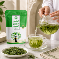 Vente en gros Clqq Nouveau sachet de 80g de thé vert premium certifié Halal, antioxydant, santé digestive, amincissant
