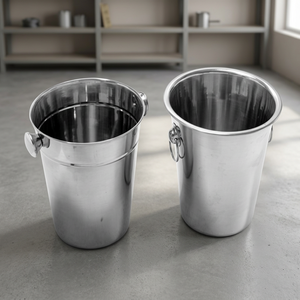 Seau à glace en acier inoxydable MIINOX moderne grande capacité, écologique, pour vin et bière, accessoires de fête, usage bar - Product Image 1