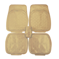 Muchkey Hochwertige Latex wasserdichte Auto Fußmatten Universal DIY Four Seasons Auto Teppiche Protector Mat