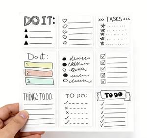 Feuilles d'autocollants personnalisés adhésifs pour agenda, imprimables, décoratifs, pour onglets hebdomadaires et mensuels, planification étude et <span class=keywords><strong>travail</strong></span> - Product Image 5