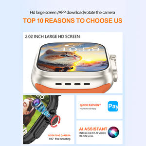 HKSF B31 SIM Smart <b>Watch</b> Rotating Camera IP68 <b>Waterproof</b> NFC HD Screen - Product Image 2