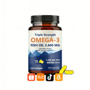 Huile organique chaude, gélules d'oméga 3, 1000 mg, triple force, <span class=keywords><strong>ALA</strong></span>, soutient la santé cardiaque, complément alimentaire à base de plantes, fabricant - Product Image 1