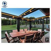 Gazebo motorisé rétractable en alliage d'aluminium imperméable personnalisé - Fournisseur fiable, directement de l'usine, prix compétitif