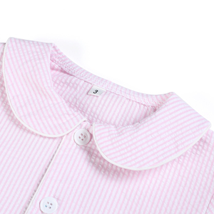 Set <span class=keywords><strong>Pigiama</strong></span> per Bambini RTS Primavera Estate in Seersucker con Mascherina Coordinata per Ragazze e Ragazzi - Product Image 6