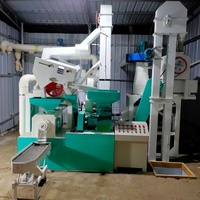 Machine à décortiquer le riz automatique à double souffleur Quanfeng, moteur 20 TPD, capacité 380V, haute efficacité, garantie 1 an