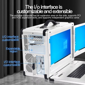 Portátil Industrial Resistente con Doble Pantalla de 17.3 Pulgadas, Windows 11, Procesador Core i5, 8GB de RAM, Disco Duro de 1TB, Batería de 7000mAh - Product Image 3