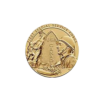 Usine En Gros Personnalisé Médaille D'or Ruban UV Imprimé PLAQUE Argent Or Placage Signification Spéciale Souvenir pour Trophées