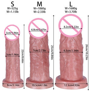 Dildo in Silicone Extra Large, Design Realistico Spesso, Massaggiatore Gigante, Giocattolo Morbido per Adulti per Uomini e Donne, Bestseller - Product Image 5