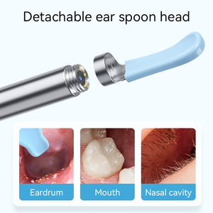 เครื่องตรวจหูไร้สาย IFINE Mini แบบชาร์จได้ ดีไซน์ทันสมัย คุณภาพสูง พร้อมกล้อง HD เชื่อมต่อ WiFi ช่องเสียบแบบ Type-C สำหรับทำความสะอาดขี้หู ปลั๊กแบบ US - Product Image 6
