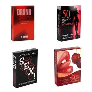 Jeu de cartes personnalisé avec impression complète en anglais, cartes de positions sexuelles, jeux sexuels pour adultes, cartes pour couples - Product Image 6
